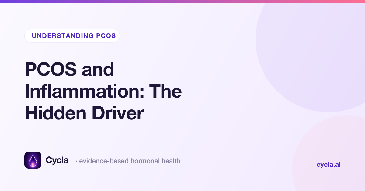 PCOS and Inflammation: The Hidden Driver